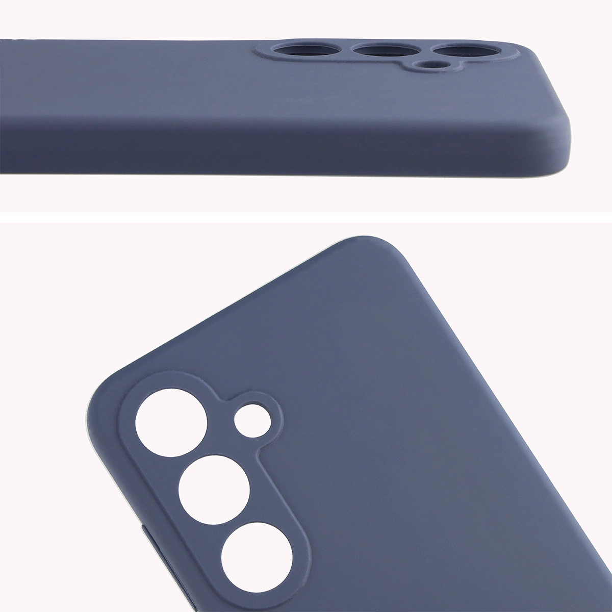 Zbliżenie na wycięcie na obiektywy w etui Bizon Soft Case